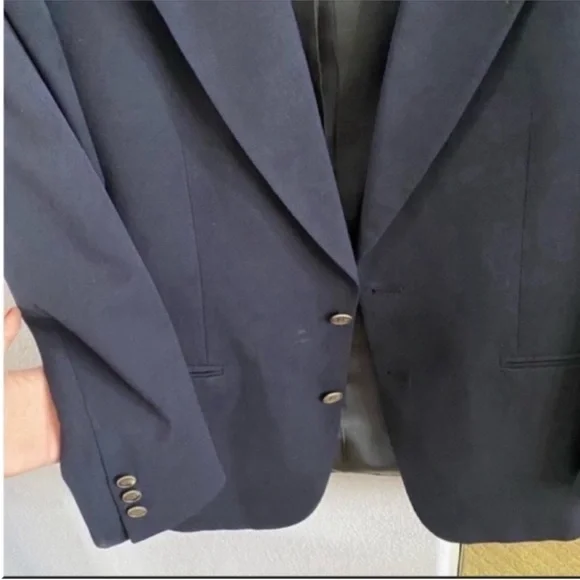 Men's Nino Cerruti Fully Lined Wool Sports Coat Blazer Size 44R